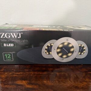 ZGWJ Solar In-Ground Lights 12 Pack